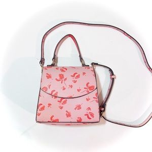 A New Day crossbody floral hand bag pink